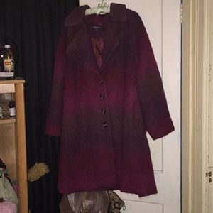 Beautiful size 34W or a size 6x Women’s wool coat